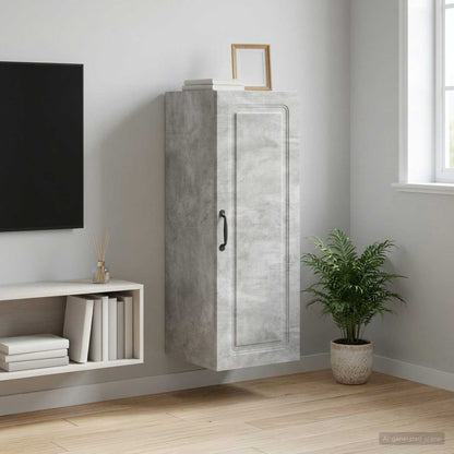 Wall-Mounted Cabinet 33 x 34.5 x 90 cm Engineered Wood
