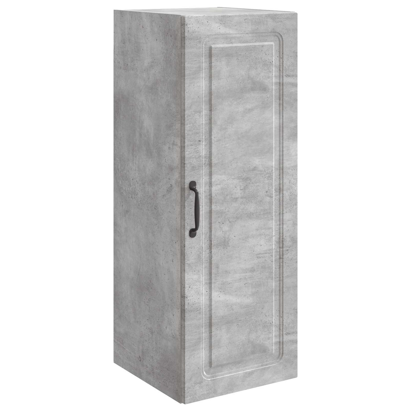 Wall-Mounted Cabinet Concrete Grey 33 x 34.5 x 90 cm