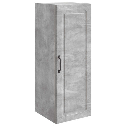 Wall-Mounted Cabinet Concrete Grey 33 x 34.5 x 90 cm