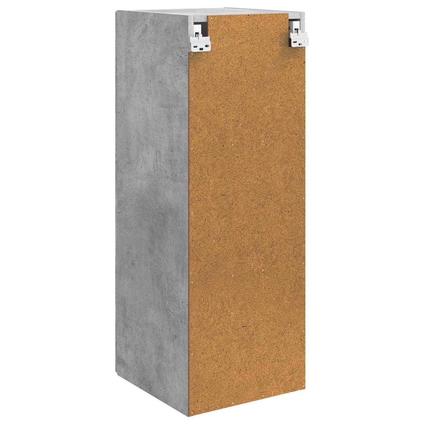 Wall-Mounted Cabinet Concrete Grey 33 x 34.5 x 90 cm