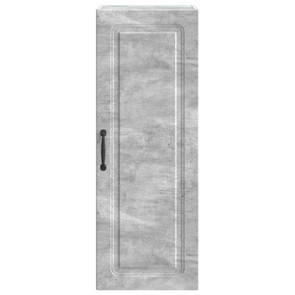 Wall-Mounted Cabinet Concrete Grey 33 x 34.5 x 90 cm