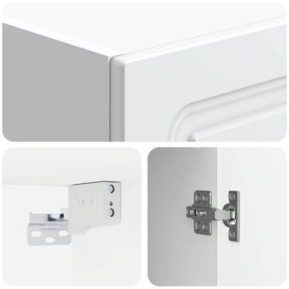 Wall-Mounted Cabinet 33 x 34.5 x 90 cm Engineered Wood