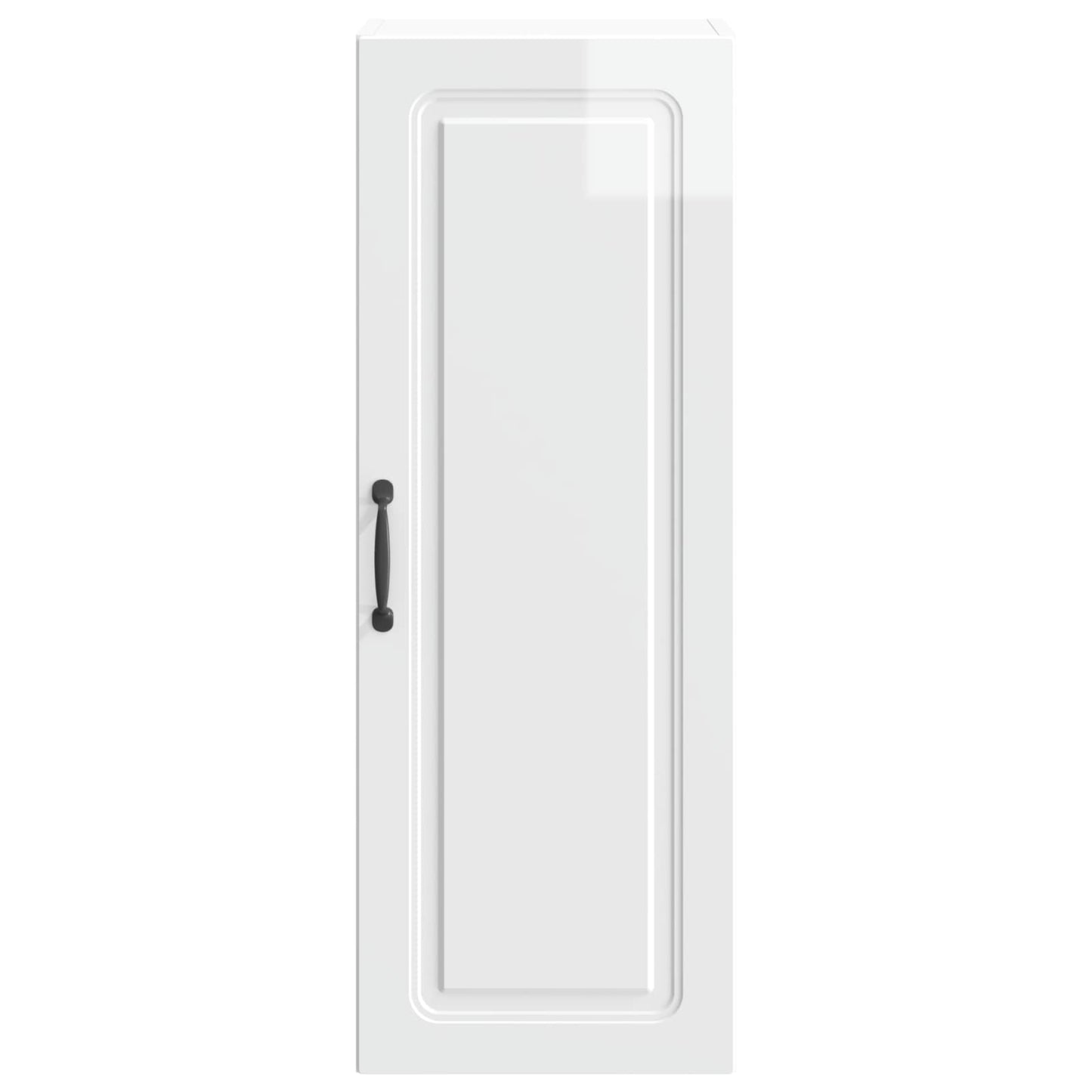 Wall-Mounted Cabinet High Gloss White 33 x 34.5 x 90 cm