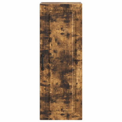 Wall-Mounted Cabinet Smoked Oak 33 x 34.5 x 90 cm