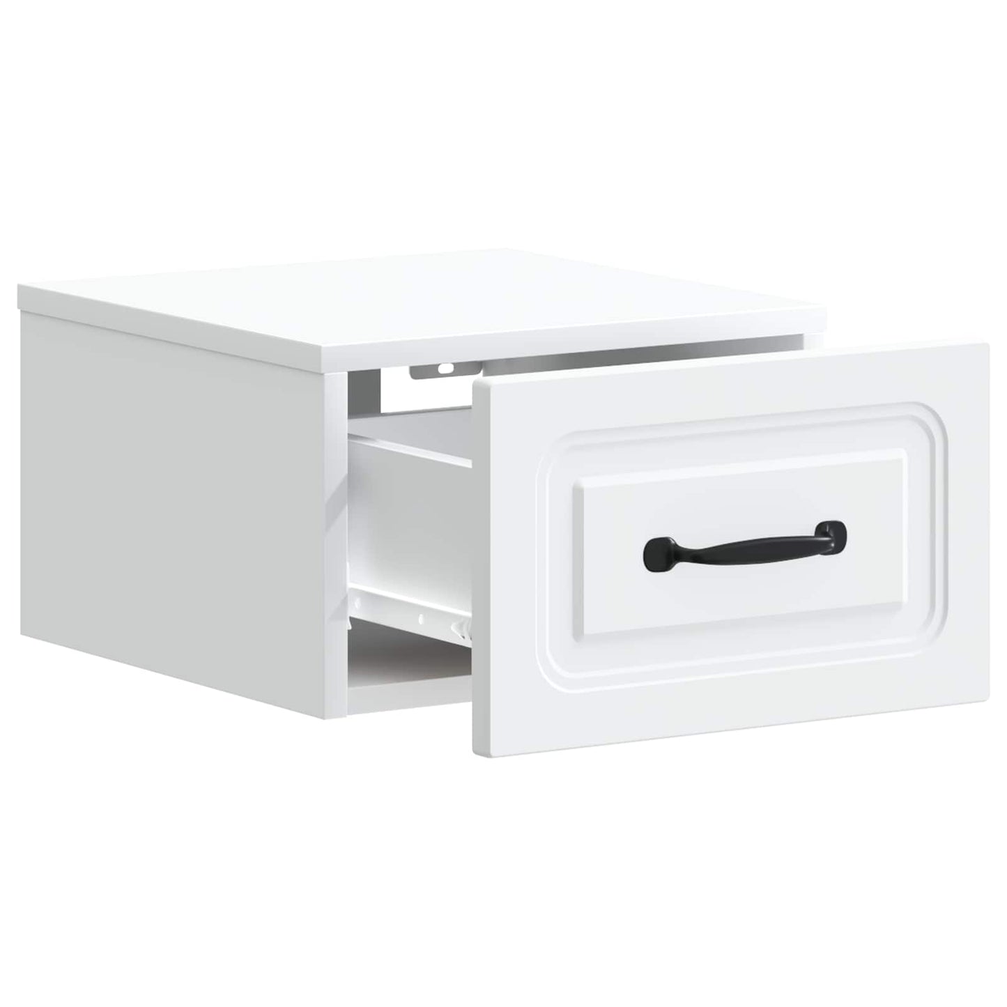 Wall-Mounted Bedside Cabinet White 34.5 x 33 x 20 cm