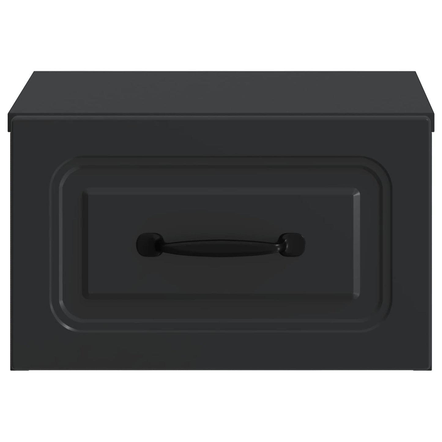 Wall-Mounted Bedside Cabinet 2 pcs Black 34.5 x 33 x 20 cm