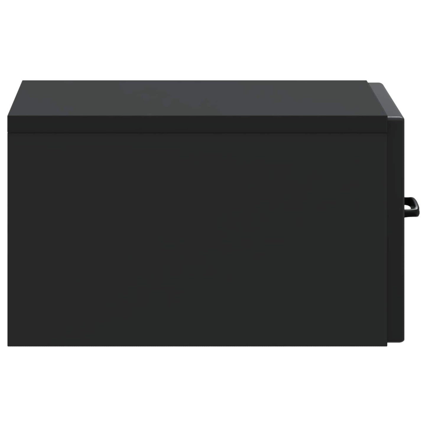 Wall-Mounted Bedside Cabinet 2 pcs Black 34.5 x 33 x 20 cm