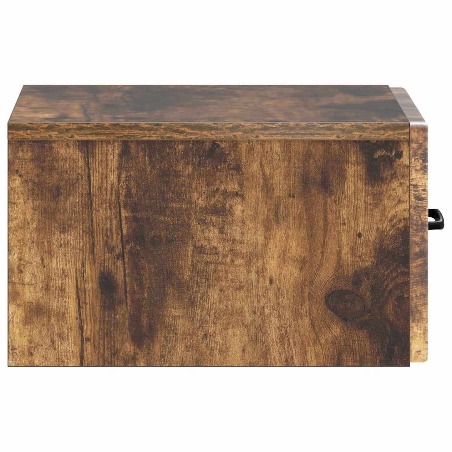 Wall-Mounted Bedside Cabinet Smoked Oak 34.5 x 33 x 20 cm