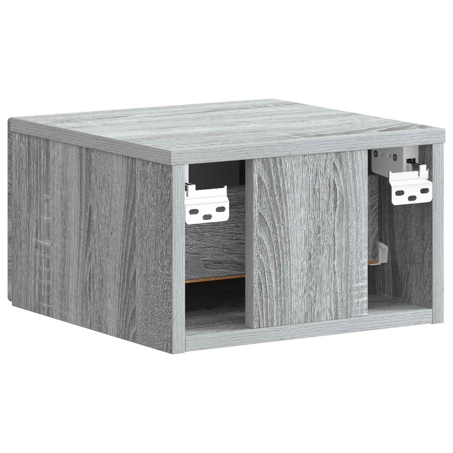 Wall-Mounted Bedside Cabinet 2 pcs Grey Sonoma Engineered Wood