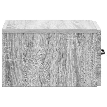 Wall-Mounted Bedside Cabinet 2 pcs Grey Sonoma Engineered Wood