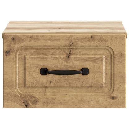 Wall-Mounted Bedside Cabinet 2 pcs Artisan Oak Engineered Wood