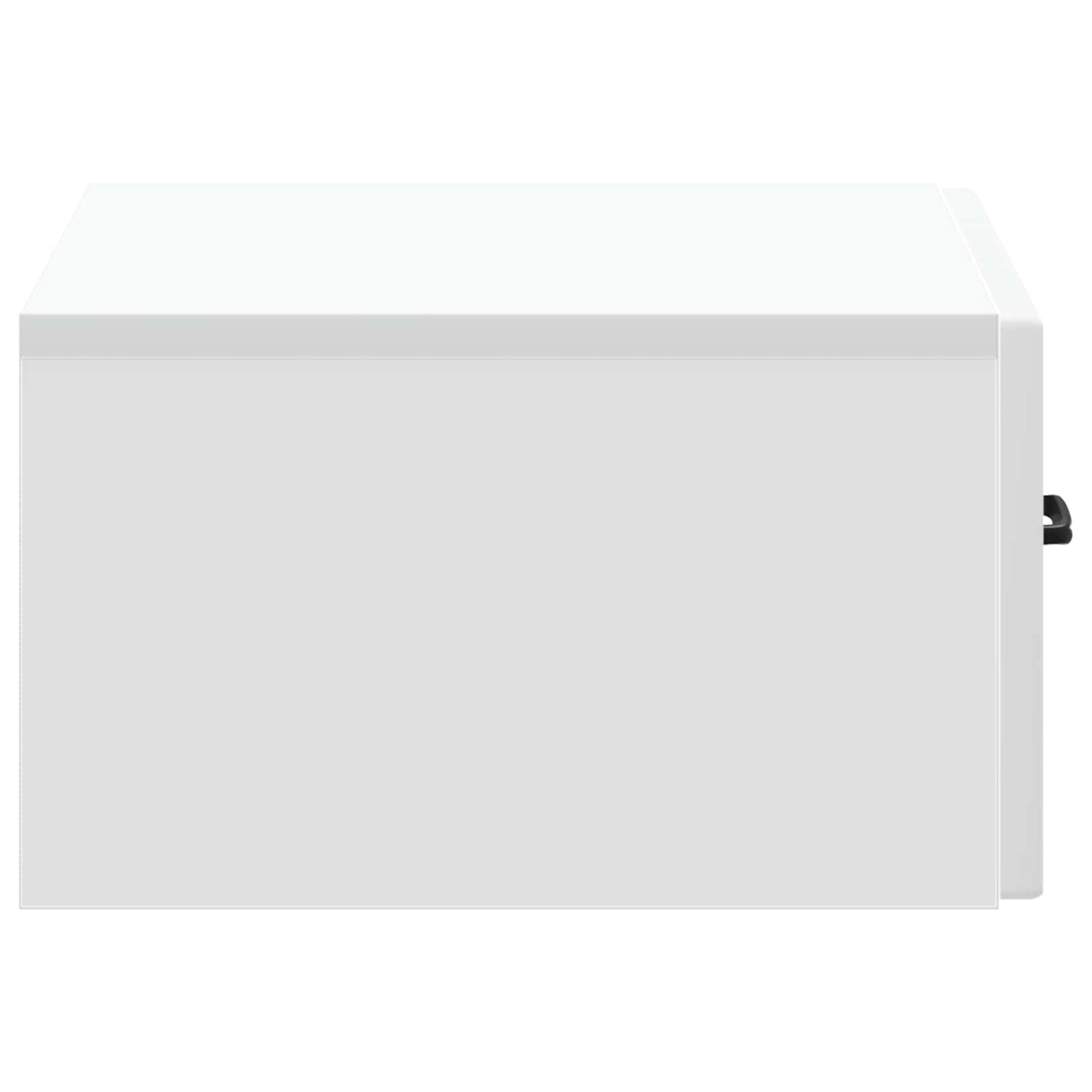 Wall-Mounted Bedside Cabinet White 49 x 34.5 x 20 cm