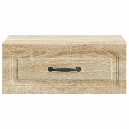 Wall-Mounted Bedside Cabinet 2 pcs Sonoma Oak 49 x 34.5 x 20 cm