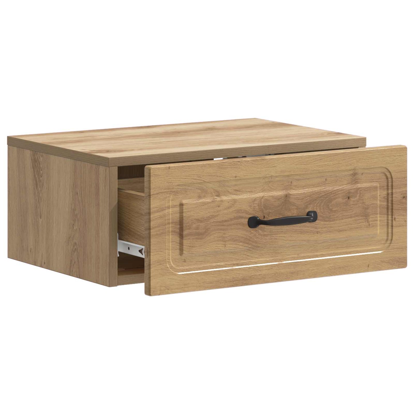 Wall-Mounted Bedside Cabinet Artisan Oak 49 x 34.5 x 20 cm
