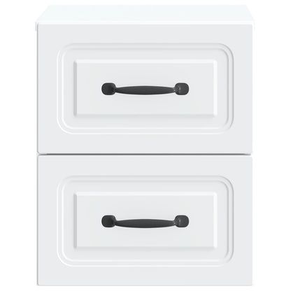 Wall-Mounted Bedside Cabinet White 34.5 x 33 x 40 cm