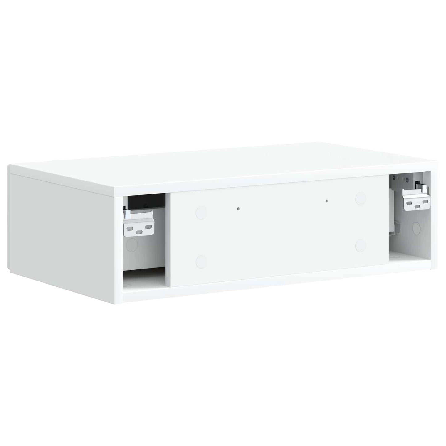 Wall-Mounted Side Table White 59 x 34.5 x 17 cm Engineered Wood