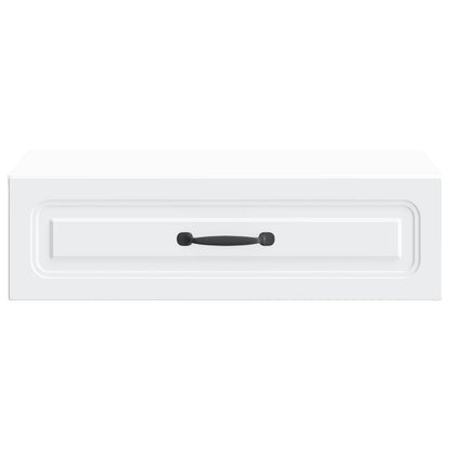 Wall-Mounted Side Table White 59 x 34.5 x 17 cm Engineered Wood