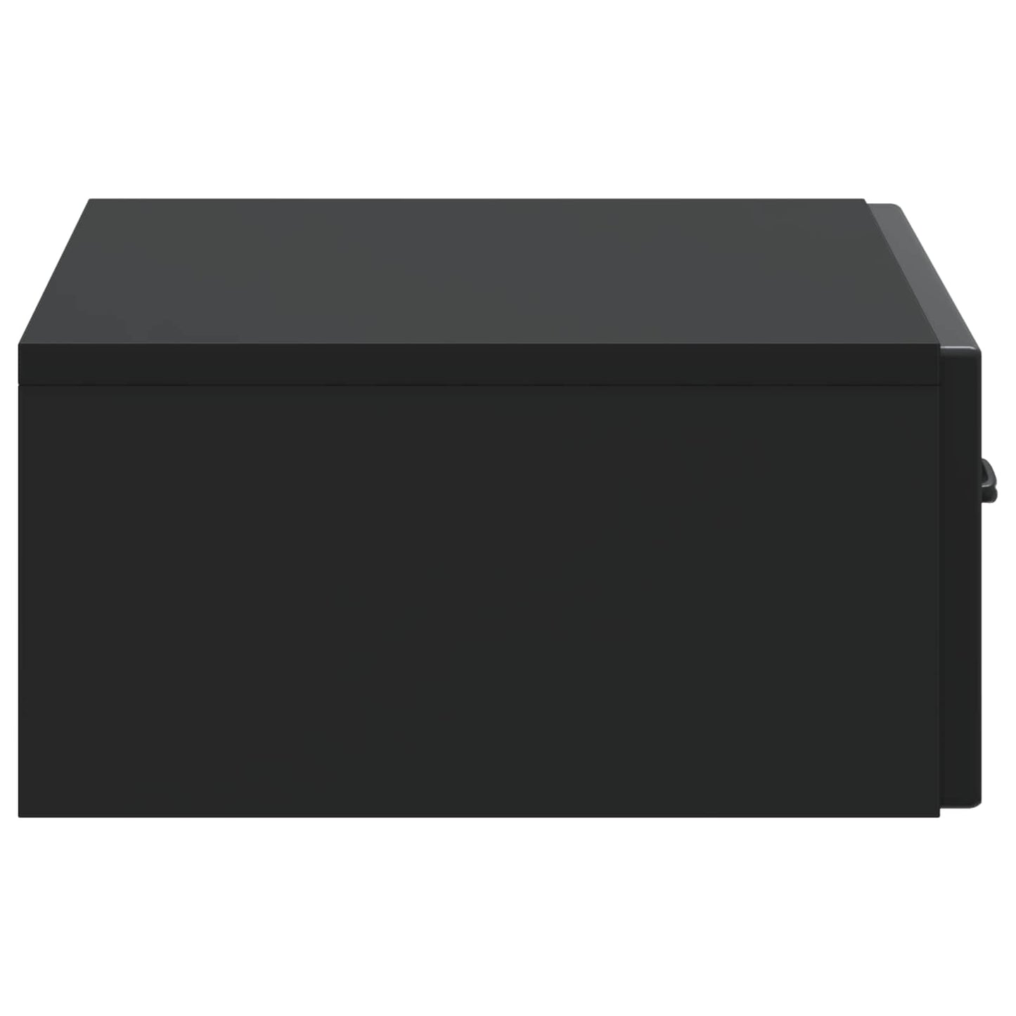 Wall-Mounted Side Table Black 59 x 34.5 x 17 cm Engineered Wood