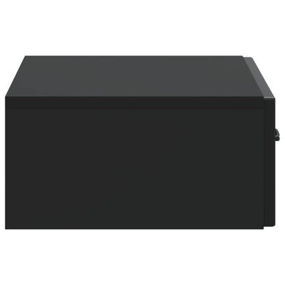 Wall-Mounted Side Table Black 59 x 34.5 x 17 cm Engineered Wood