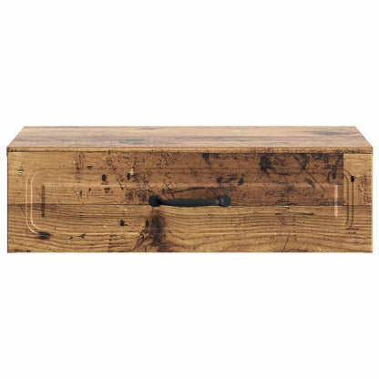 Wall-Mounted Side Table Wall-mounted Old Wood 59 x 34.5 x 17 cm