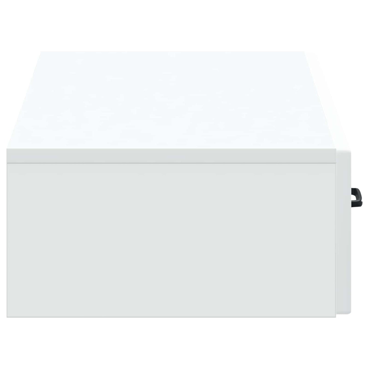 Wall-Mounted Side Table Wall-mounted White 87.5 x 34.5 x 17 cm