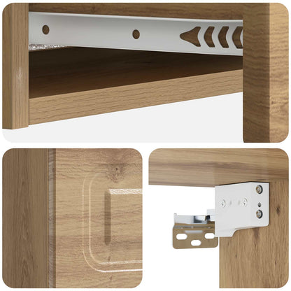 Wall-Mounted Side Table 87.5 x 34.5 x 17 cm Engineered Wood