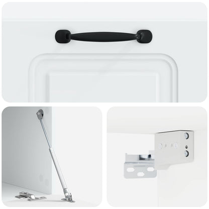 Wall-Mounted TV Cabinet White 59.5 x 41 x 30 cm Engineered Wood