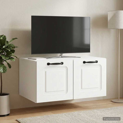 Wall-Mounted TV Cabinet White 59.5 x 41 x 30 cm Engineered Wood