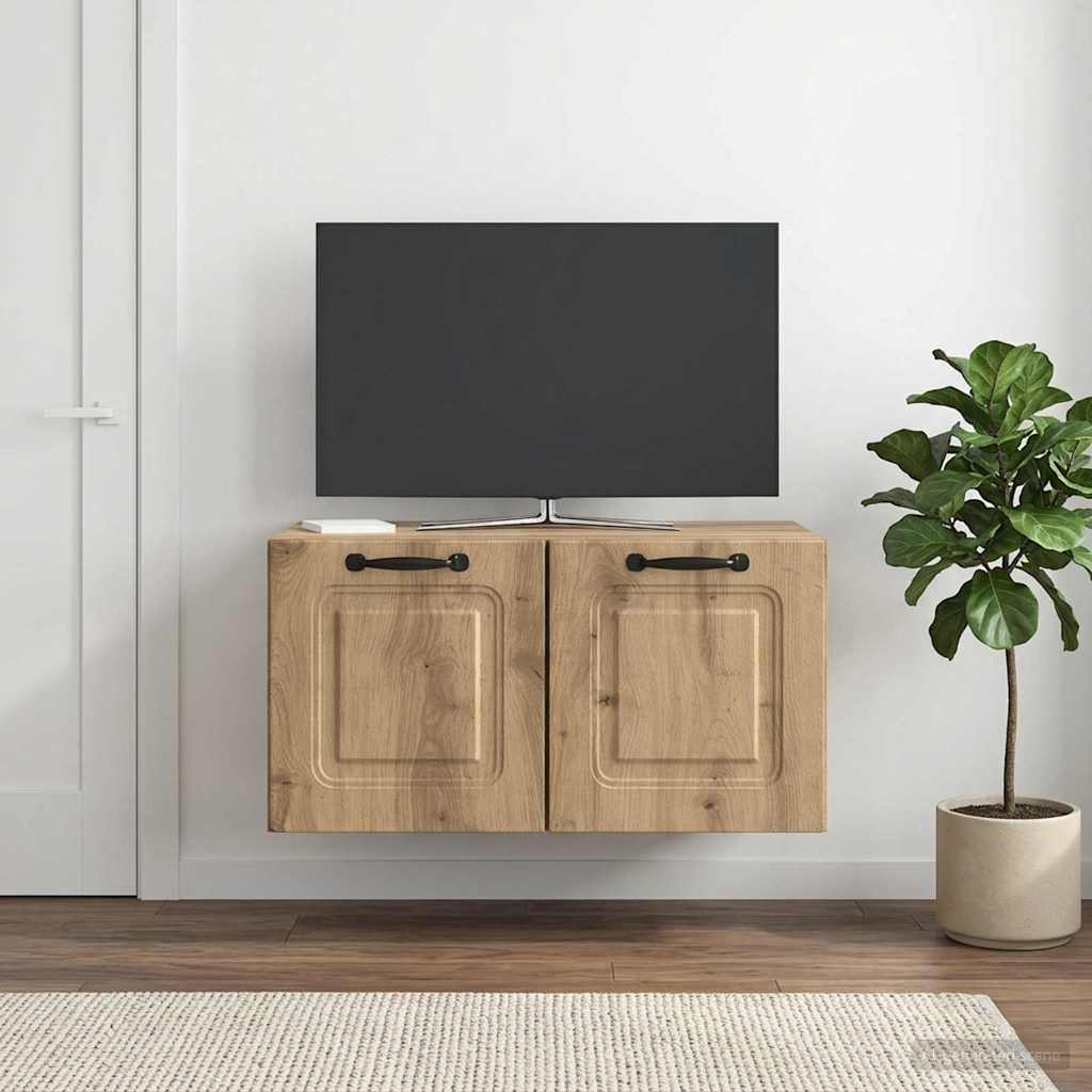 Wall-Mounted TV Cabinet 59.5 x 41 x 30 cm Artisan Oak