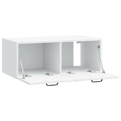 Wall-Mounted TV Cabinet White 78.5 x 41 x 30 cm Engineered Wood