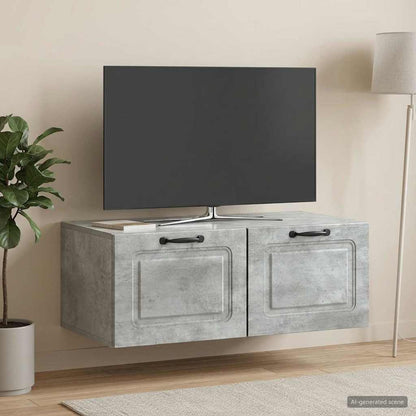Wall-Mounted TV Cabinet Concrete Grey 78.5 x 41 x 30 cm
