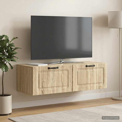 Wall-Mounted TV Cabinet Wall-mounted Sonoma Oak 98 x 41 x 30 cm