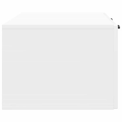 Wall-Mounted TV Cabinet High Gloss White 98 x 41 x 30 cm
