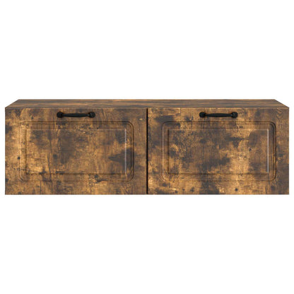 Wall-Mounted TV Cabinet Wall-mounted Smoked Oak 98 x 41 x 30 cm