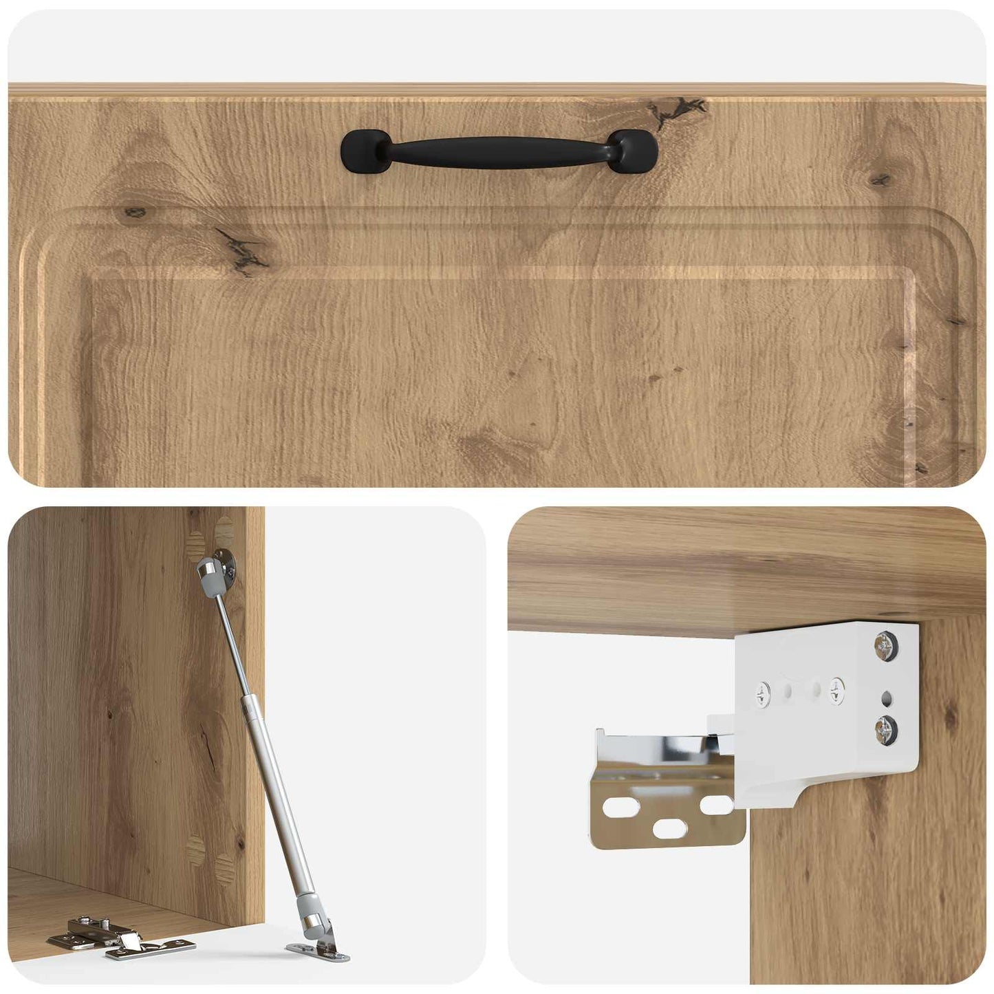 Wall-Mounted TV Cabinet Artisan Oak 98 x 41 x 30 cm