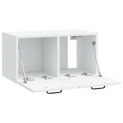 Wall-Mounted TV Cabinet White 59.5 x 31 x 30 cm Engineered Wood