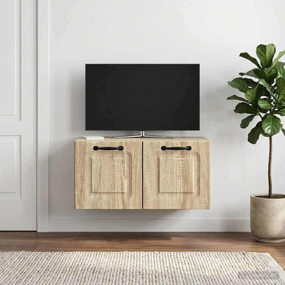 Wall-Mounted TV Cabinet Sonoma Oak 59.5 x 31 x 30 cm