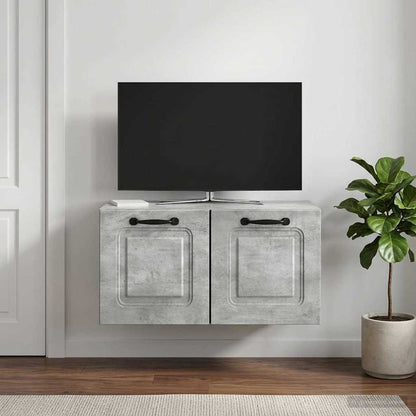 Wall-Mounted TV Cabinet Concrete Grey 59.5 x 31 x 30 cm