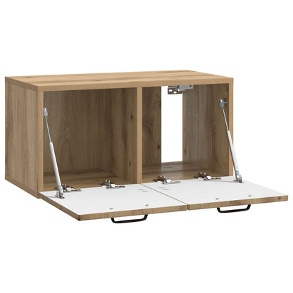 Wall-Mounted TV Cabinet Artisan Oak 59.5 x 31 x 30 cm
