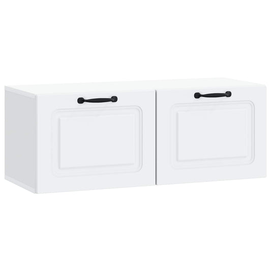 Wall-Mounted TV Cabinet White 78.5 x 31 x 30 cm Engineered Wood