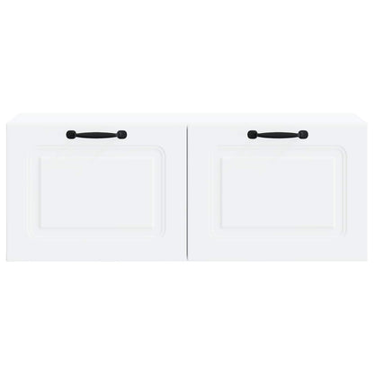 Wall-Mounted TV Cabinet White 78.5 x 31 x 30 cm Engineered Wood