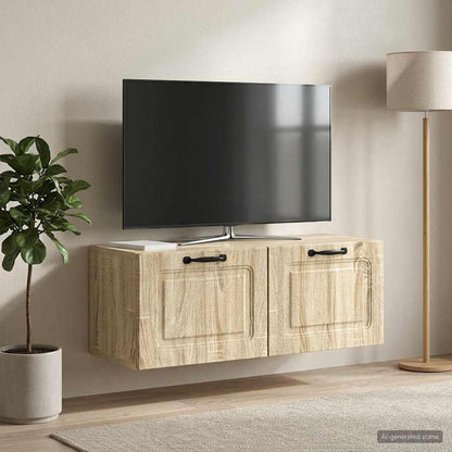 Wall-Mounted TV Cabinet Sonoma Oak 78.5 x 31 x 30 cm