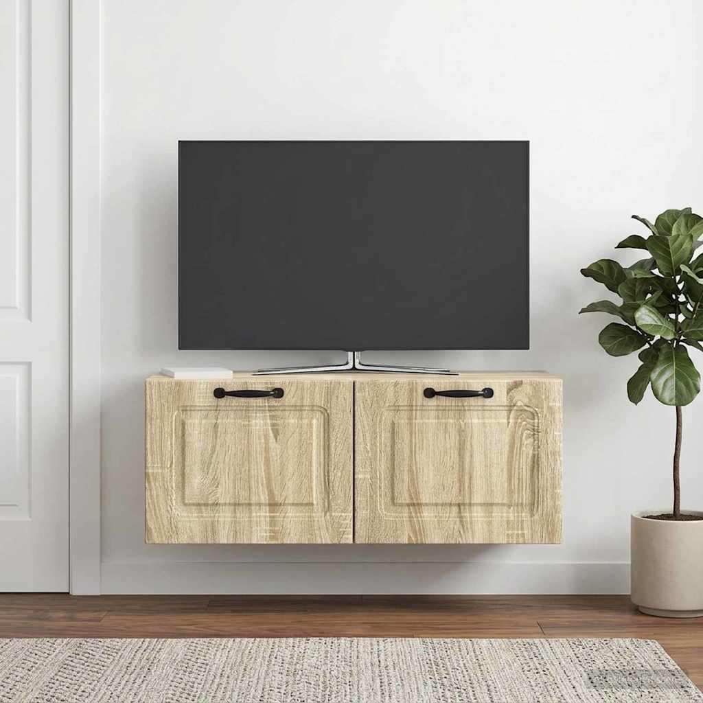 Wall-Mounted TV Cabinet Sonoma Oak 78.5 x 31 x 30 cm