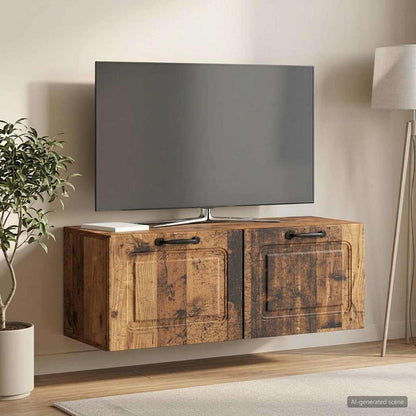 Wall-Mounted TV Cabinet Wall-mounted Old Wood 78.5 x 31 x 30 cm
