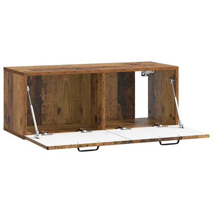 Wall-Mounted TV Cabinet Wall-mounted Old Wood 78.5 x 31 x 30 cm