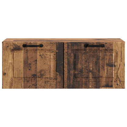 Wall-Mounted TV Cabinet Wall-mounted Old Wood 78.5 x 31 x 30 cm