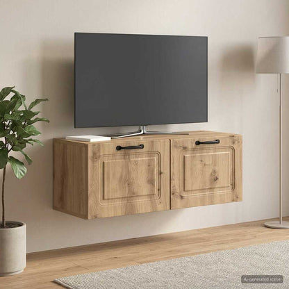 Wall-Mounted TV Cabinet 78.5 x 31 x 30 cm Artisan Oak