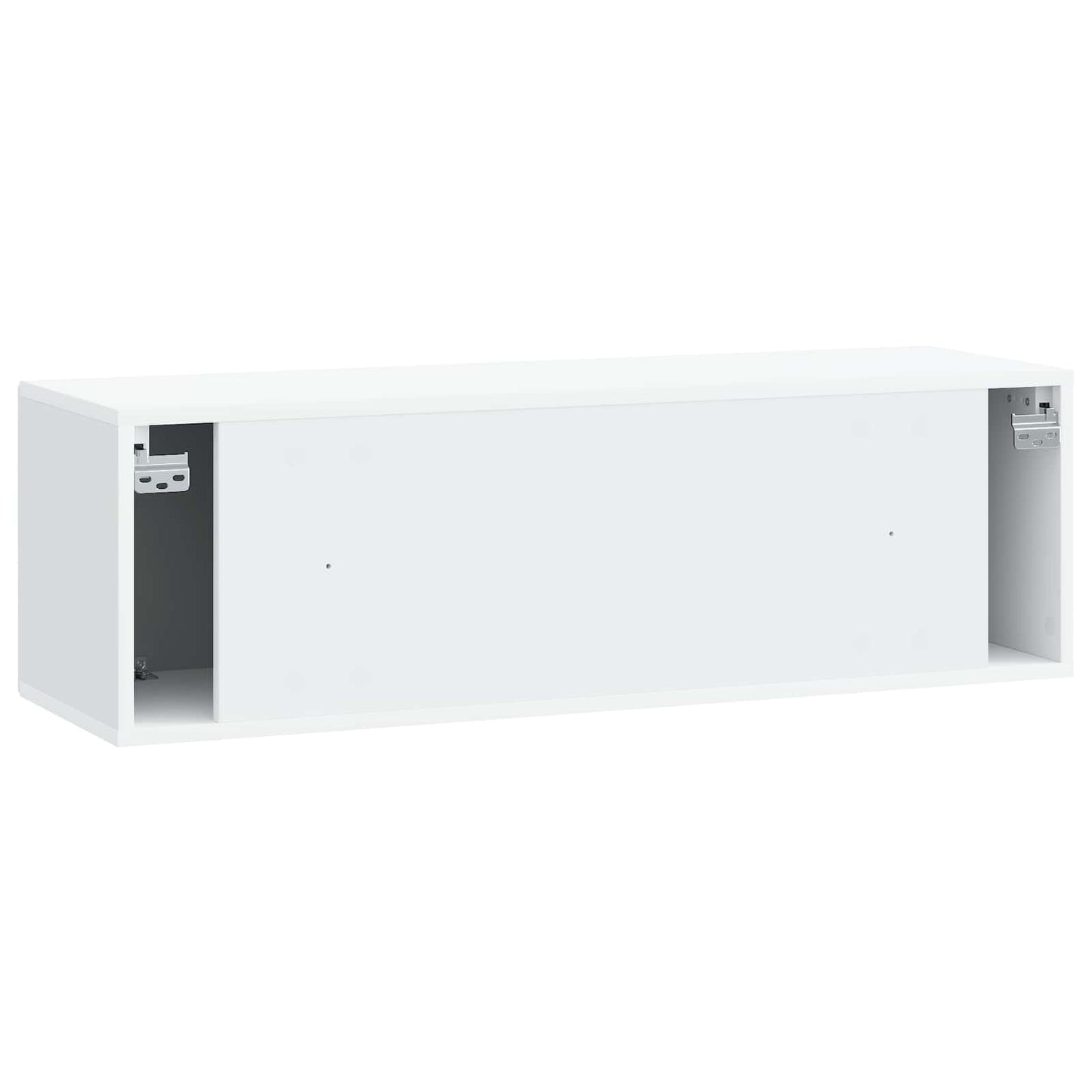 Wall-Mounted TV Cabinet White 98 x 31 x 30 cm Engineered Wood