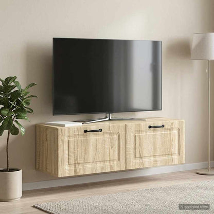 Wall-Mounted TV Cabinet Wall-mounted Sonoma Oak 98 x 31 x 30 cm