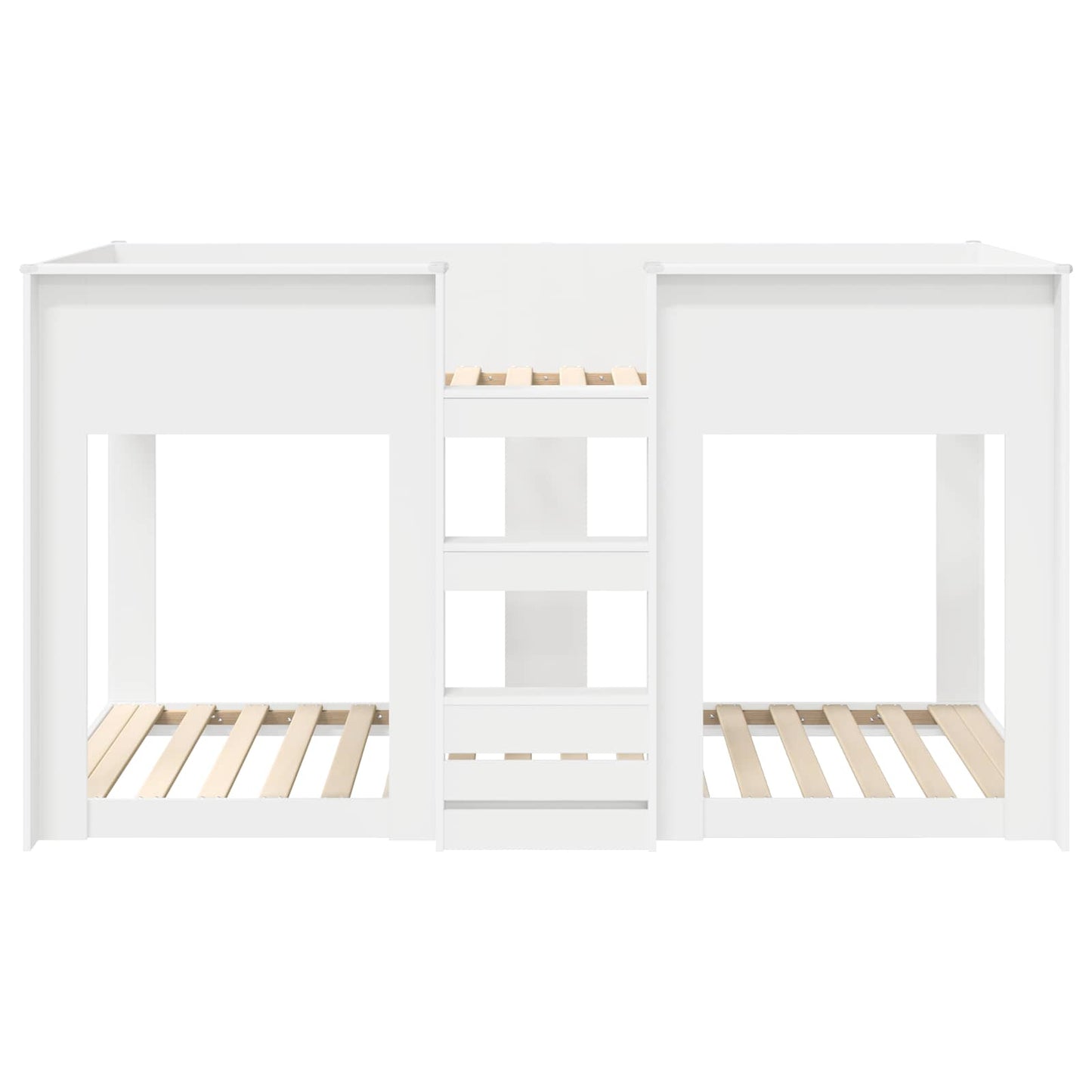 Bunk Bed for Kids White 80 x 200 cm Engineered Wood